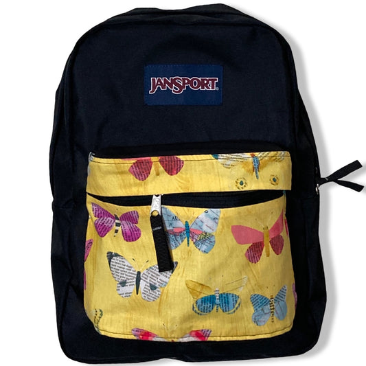 Newspaper Butterfly Mustard