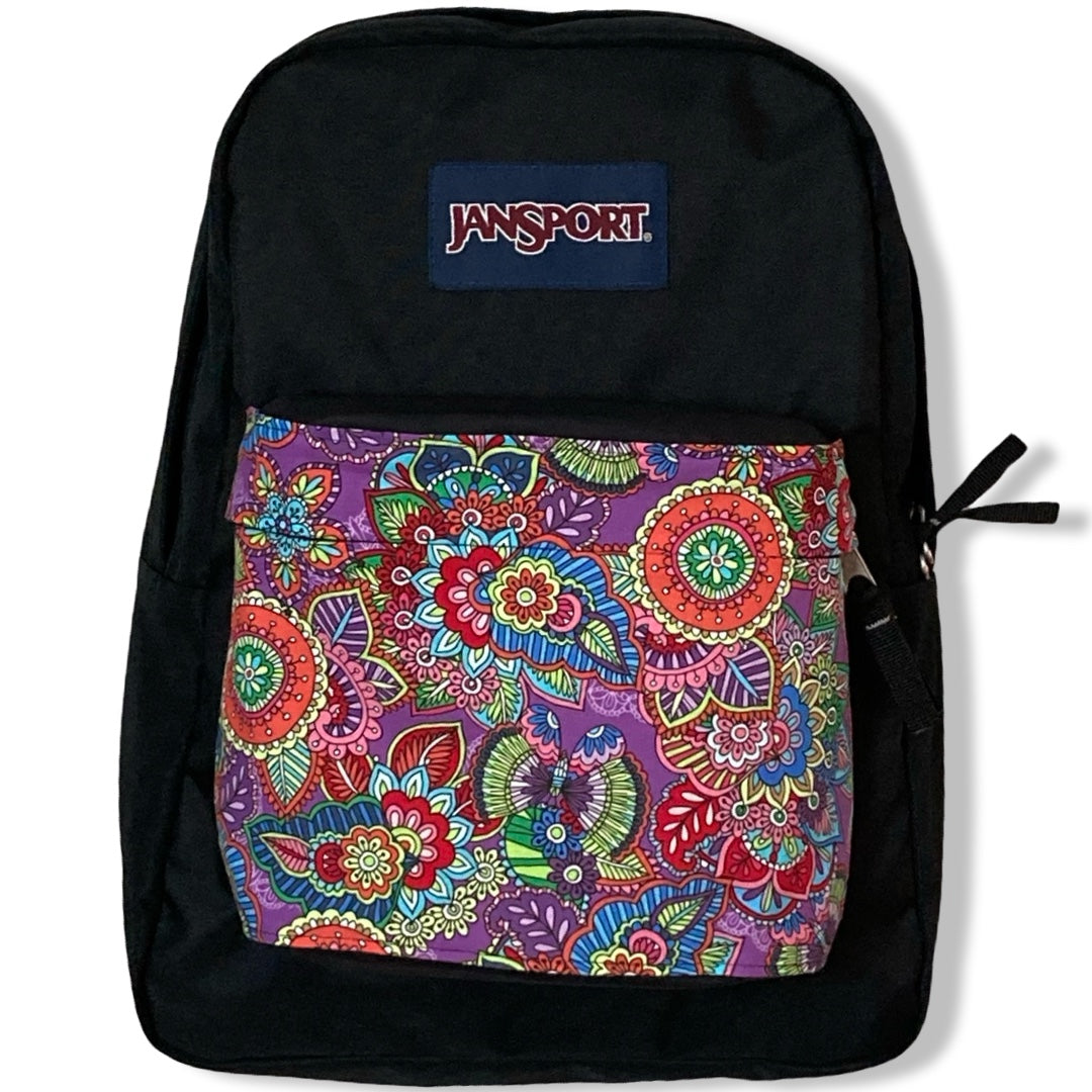 Paisley Floral On Purple