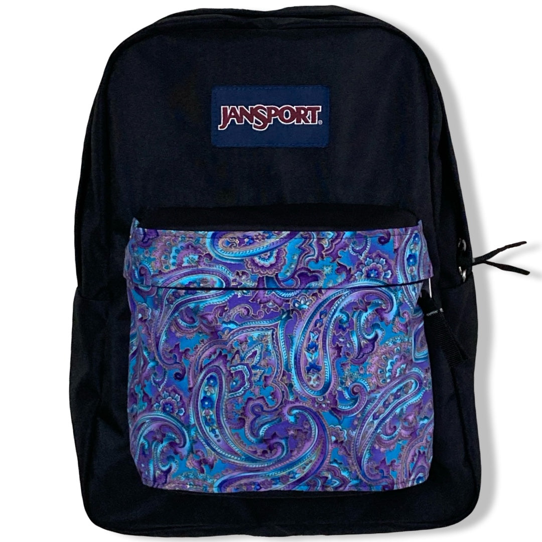 Purple And Blue Paisley