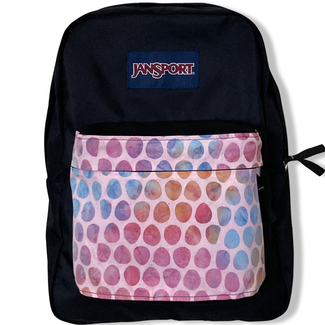 Rainbow Eggs On Pink Batik