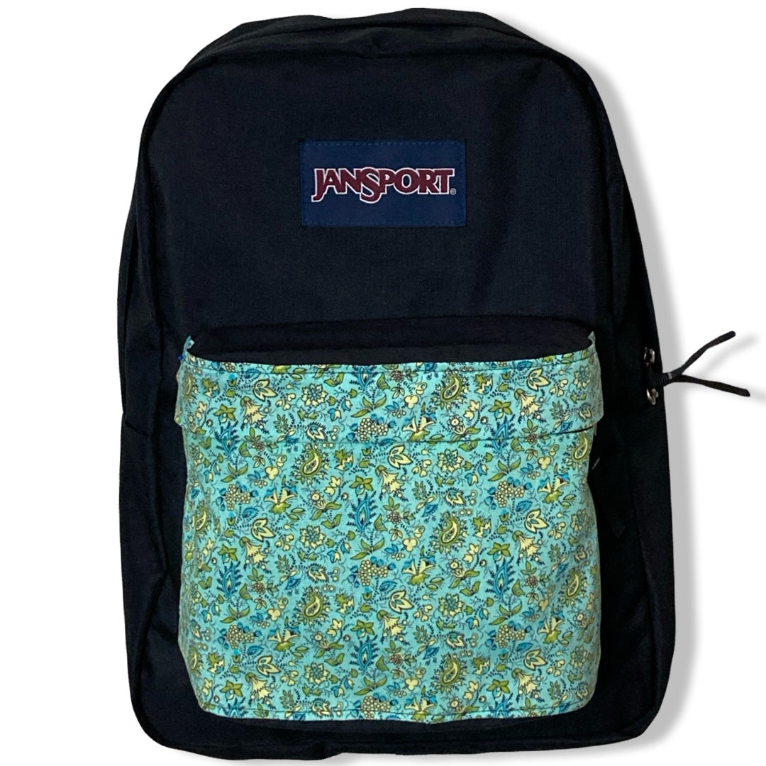 Yellow Flower Paisley On Green