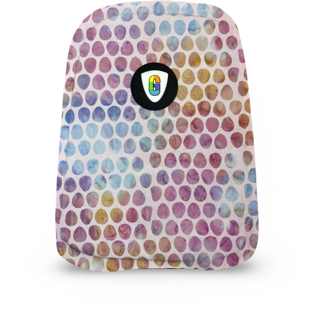 Rainbow Eggs On Pink Batik