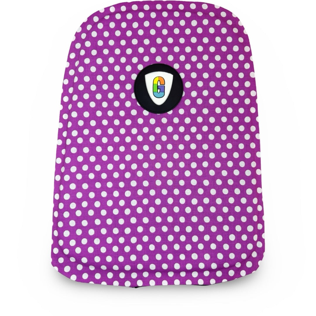 White Polka Dot On Pink