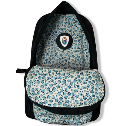 Blue Flowers On White