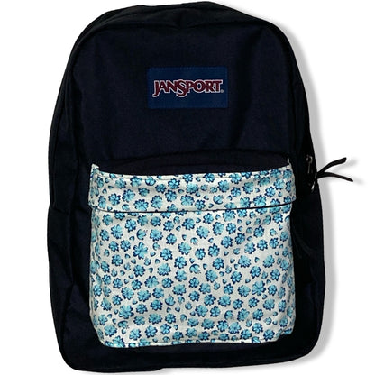 Blue Flowers On White