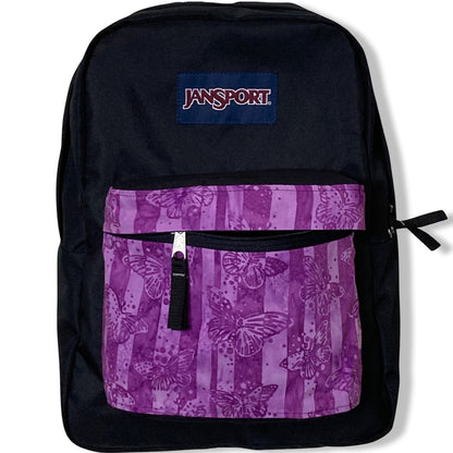 Butterflies On Purple Batik