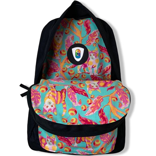 Cats Trippy Sky Blue