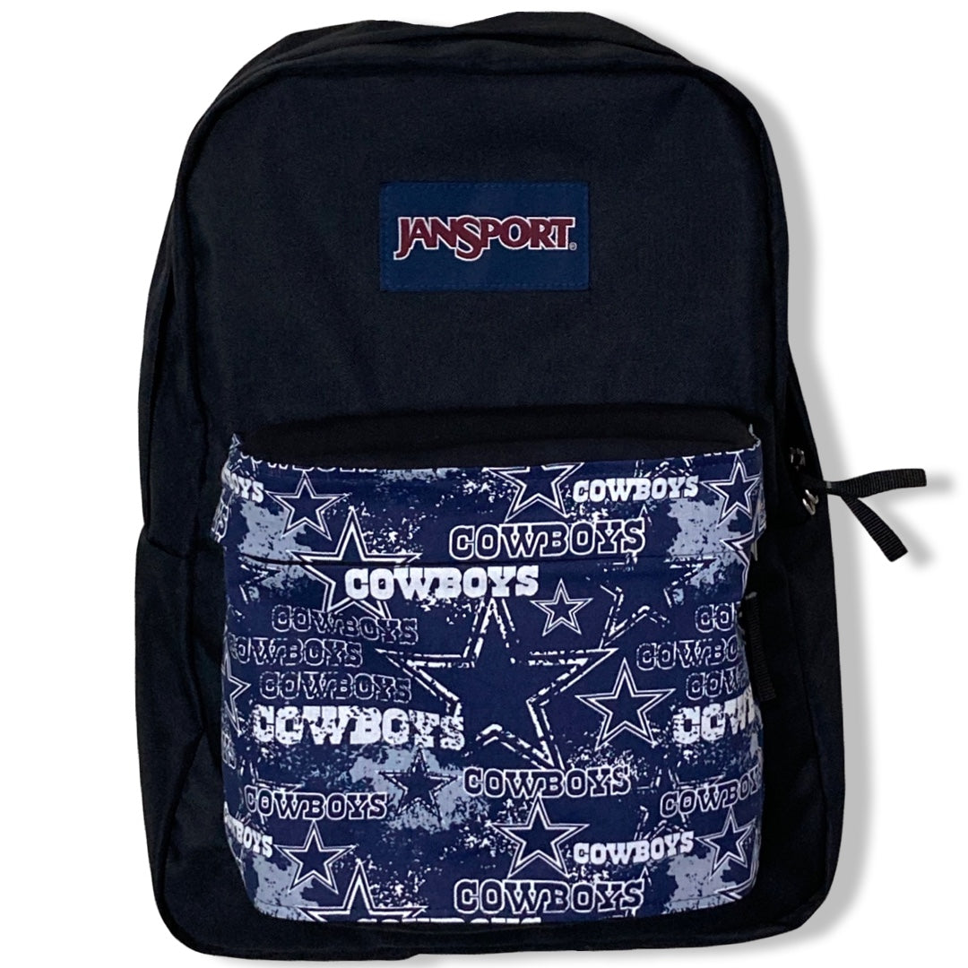 jansport backpack cowboy SuperBreak JanSport backpacks are the perfect organizational tool to hold all your important items while you are on the move Dallas Cowboys Stars