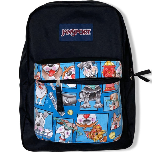 Dogs & Fire Hydrants Dark Blue