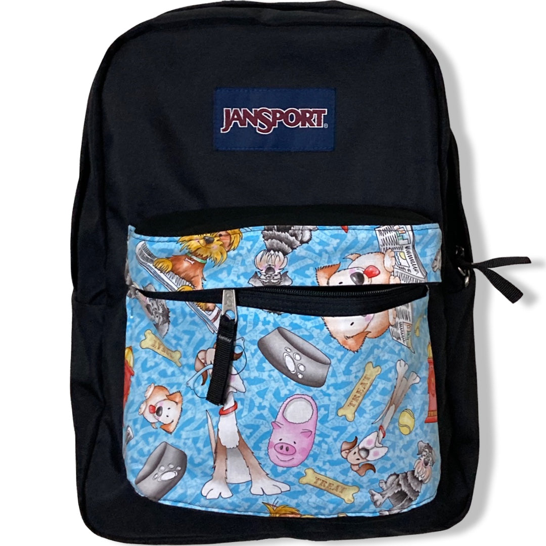 Dogs & Fire Hydrants Light Blue