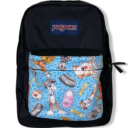 Dogs & Fire Hydrants Light Blue