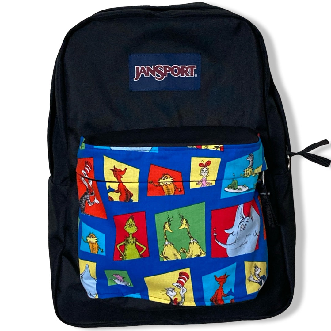 Dr. Seuss Characters On Blue