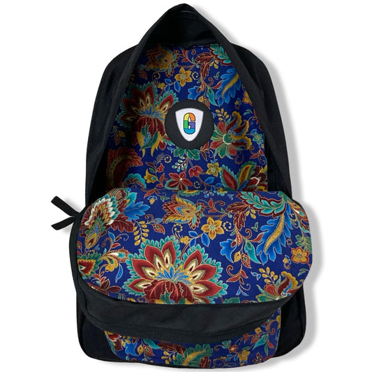 Exotic Floral Royal Blue