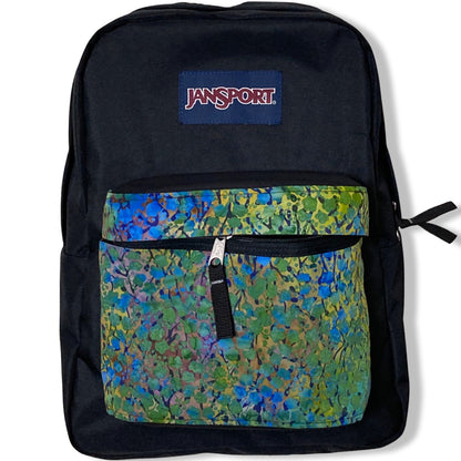 Floral Blue & Green Batik