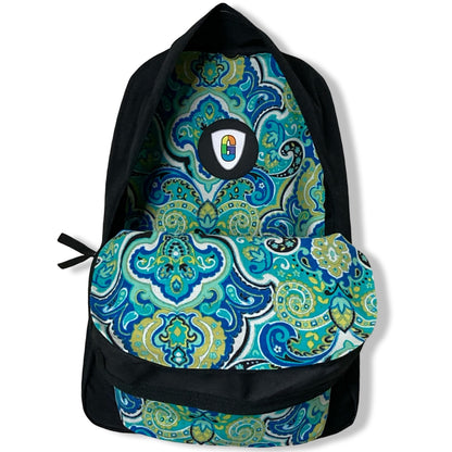 Blue And Green Paisley