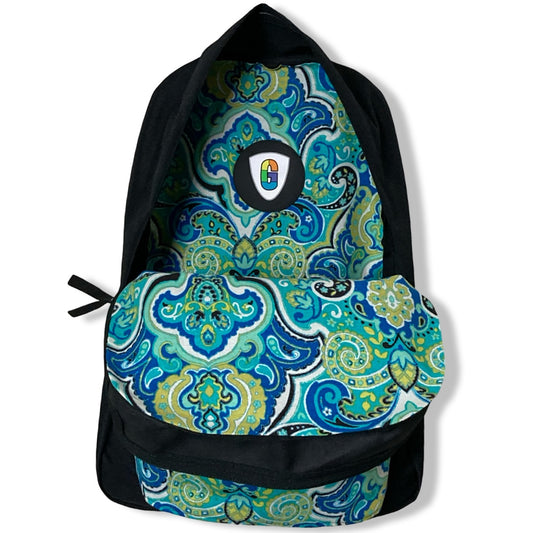 Blue And Green Paisley