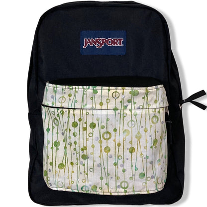 Circles & Lines Green Batik