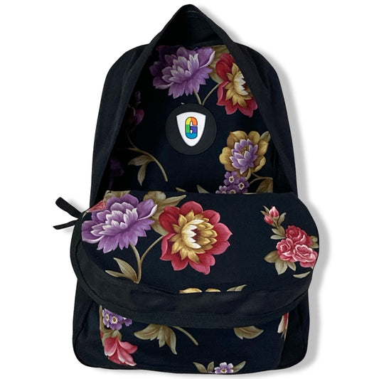 Large Flowers On Black