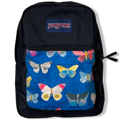 Newspaper Butterfly Navy