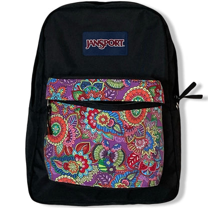 Paisley Floral On Purple