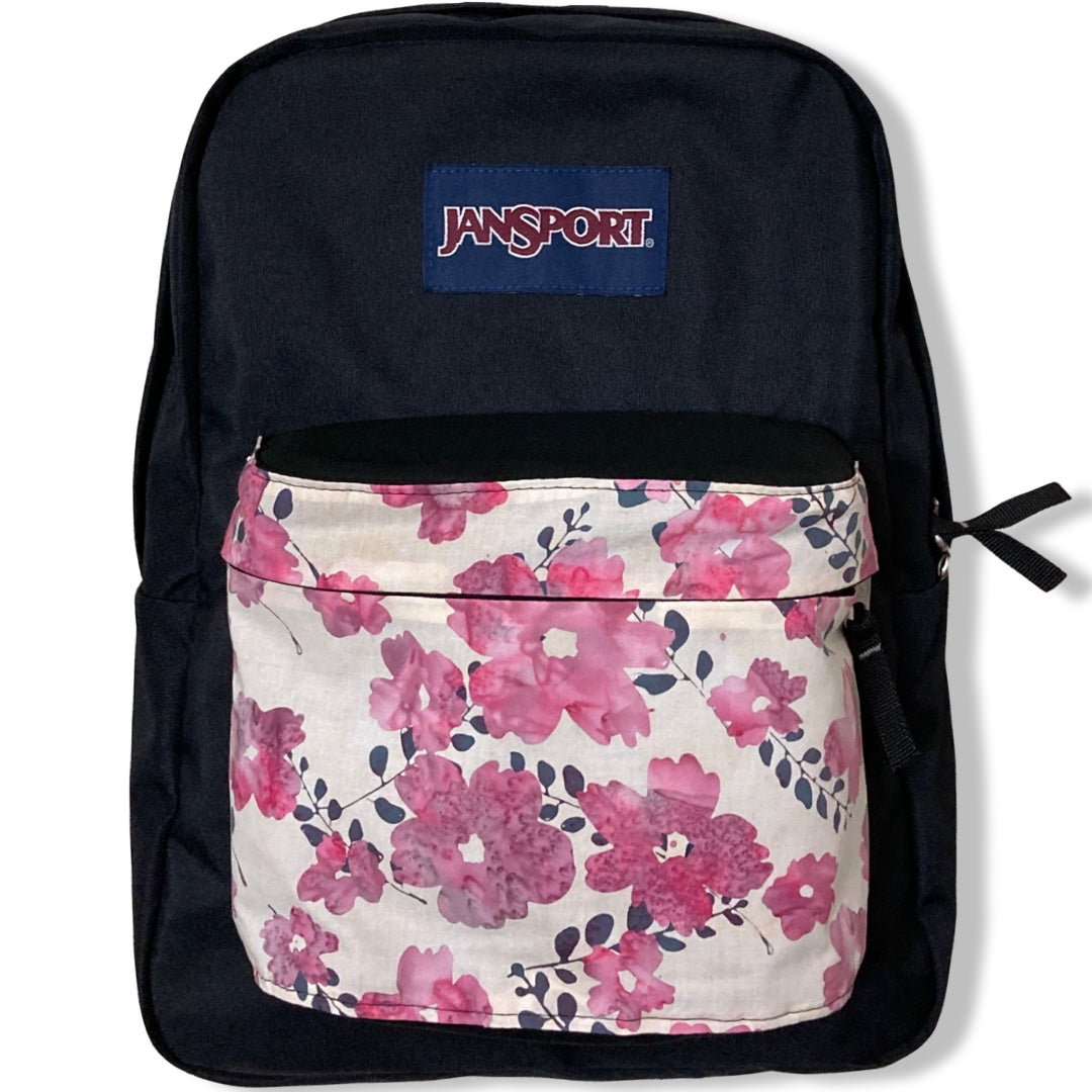 Pink Flowers On White Batik