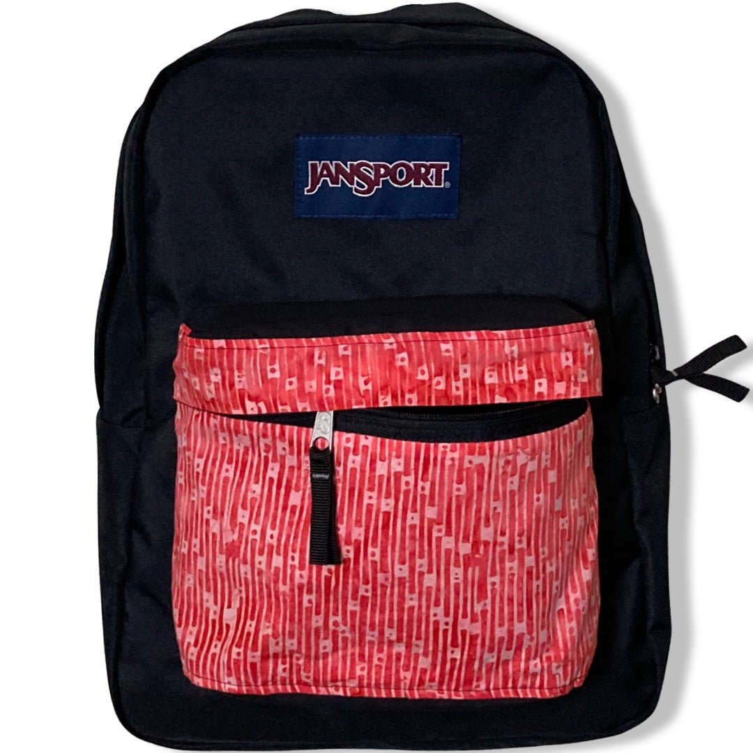 Pink Squares & Pinstripe Batik