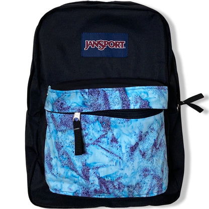 Purple On Blue Batik