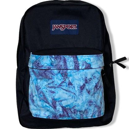 Purple On Blue Batik