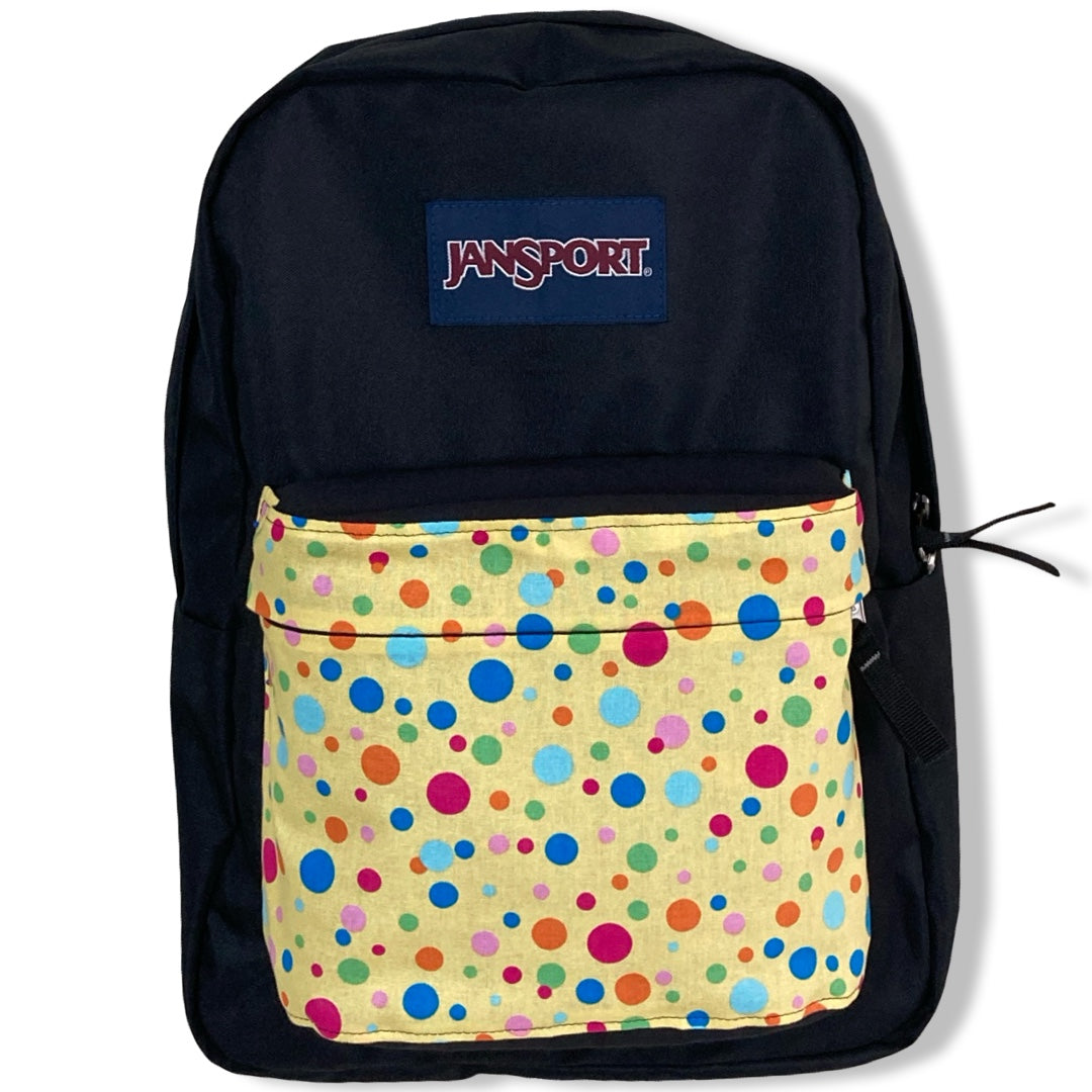 Rainbow Dots On Yellow