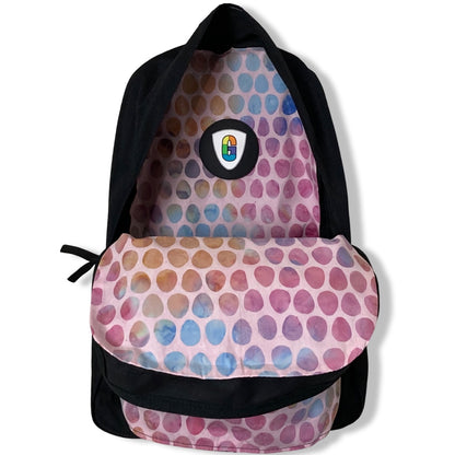 Rainbow Eggs On Pink Batik