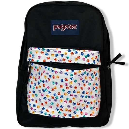 Rainbow Paws On White