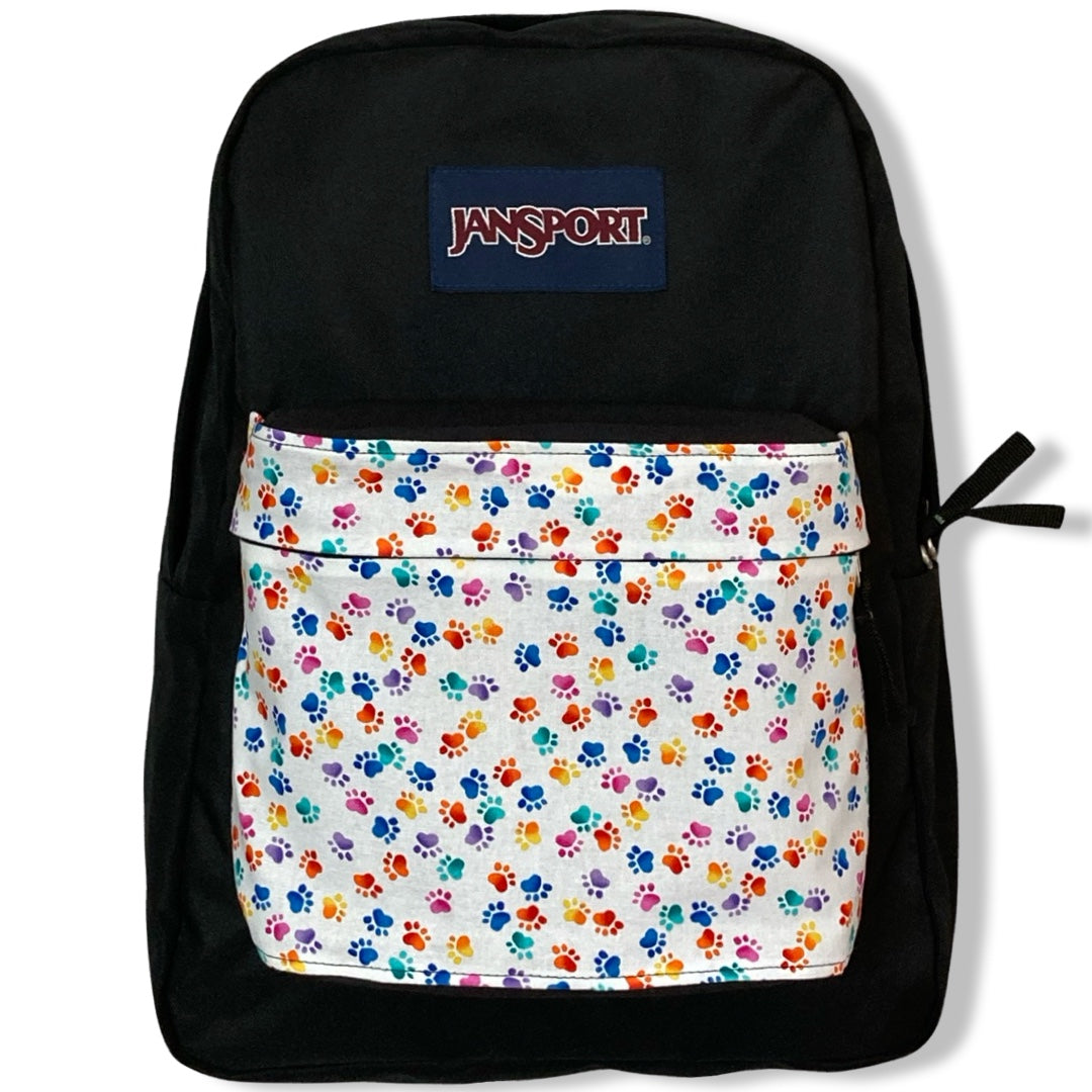 Rainbow Paws On White