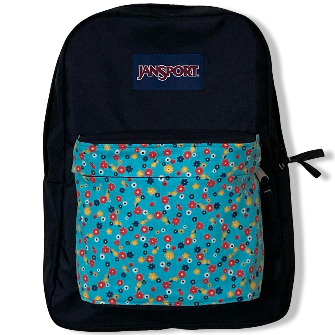 Red White Yellow Flowers On Blue