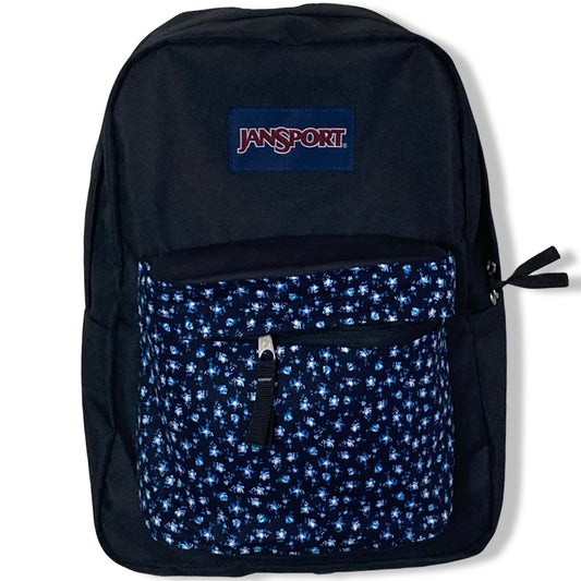 Blue Flowers On Black