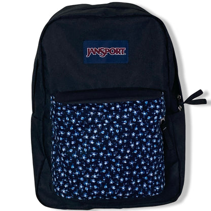 Blue Flowers On Black