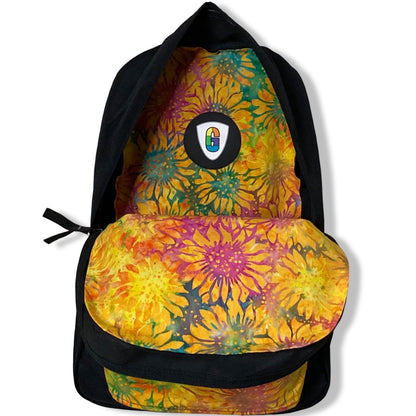 Rainbow Sunflowers Batik