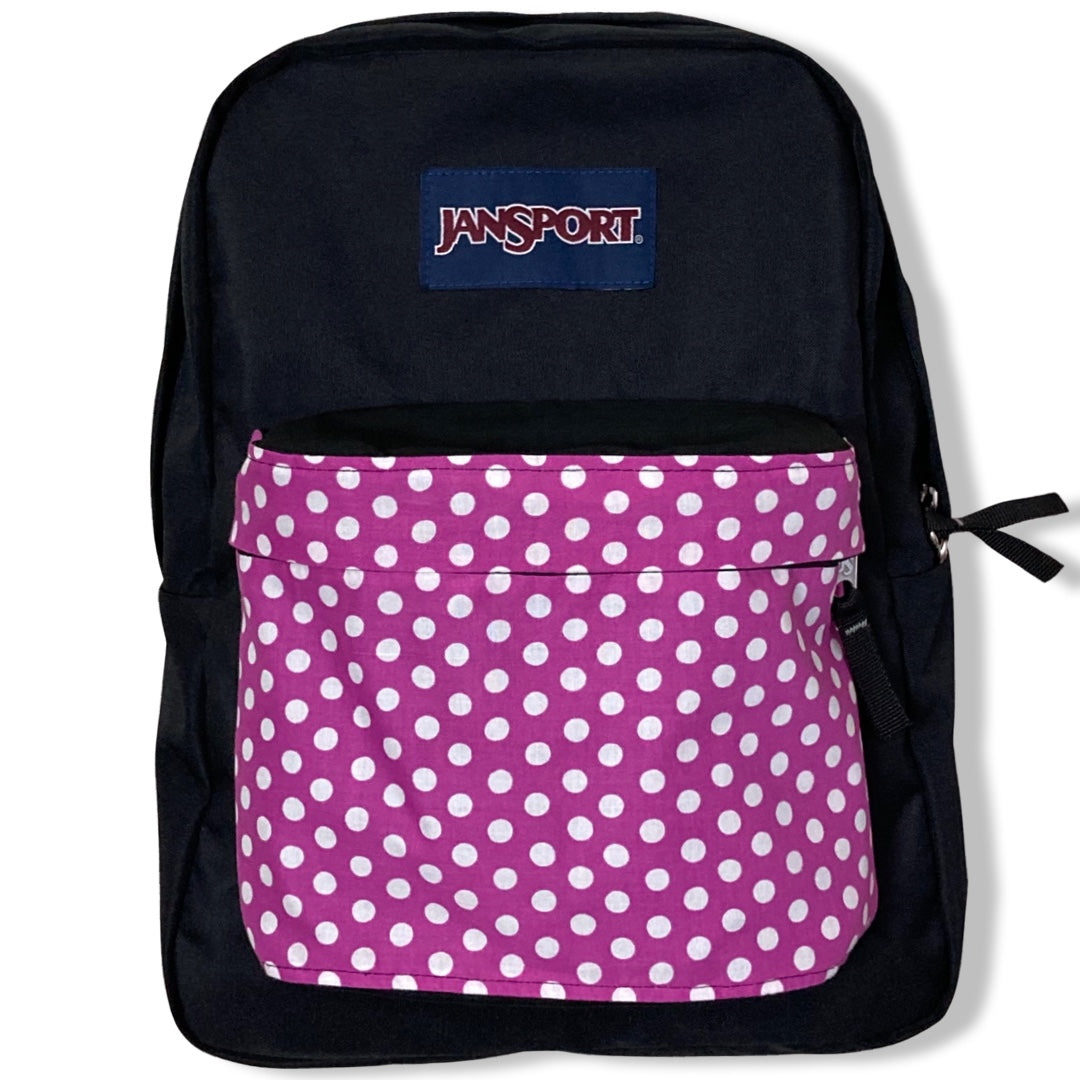 White Polka Dot On Pink