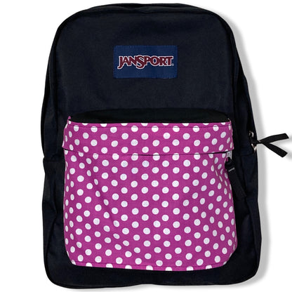 White Polka Dot On Pink