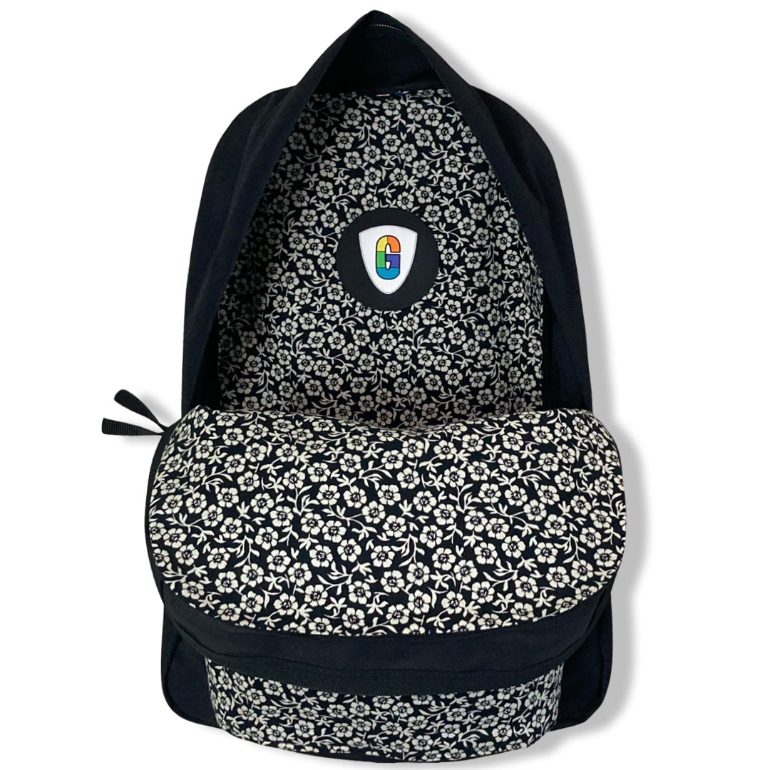 White Roses On Black