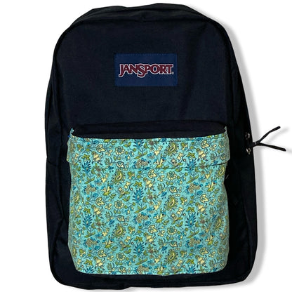 Yellow Flower Paisley On Green