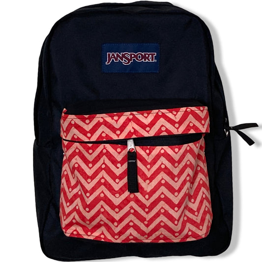 Zig Zag Pink & Red Batik